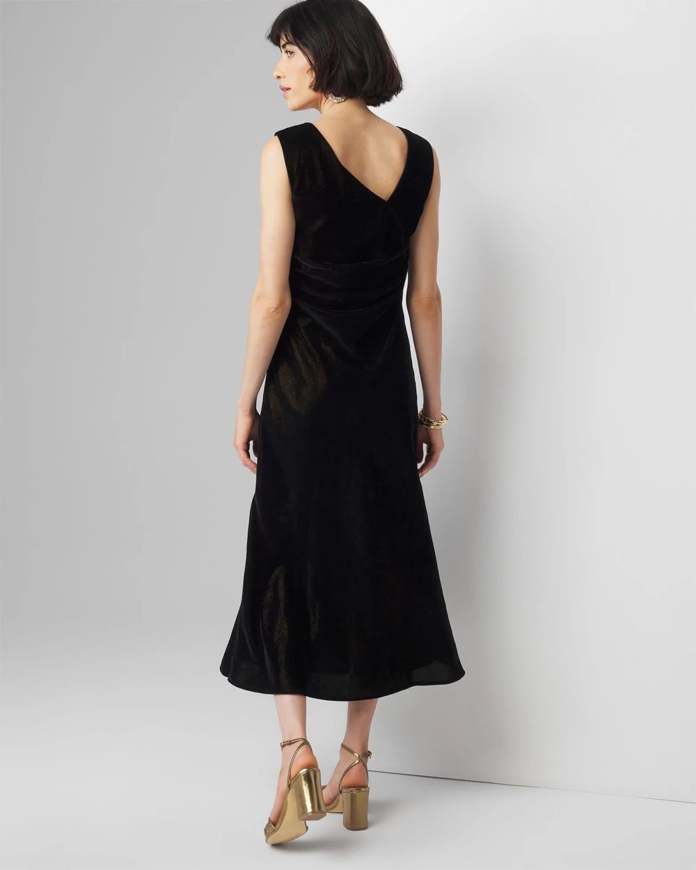 Velvet Slip Dress click to view larger image.