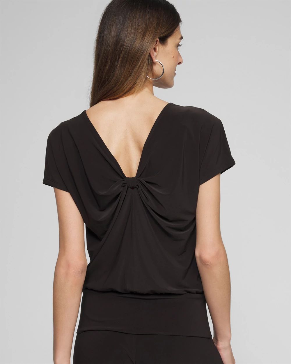 Outlet WHBM Knot Detail Dolman Top