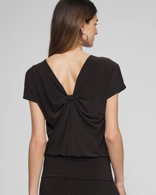 Outlet WHBM Knot Detail Dolman Top