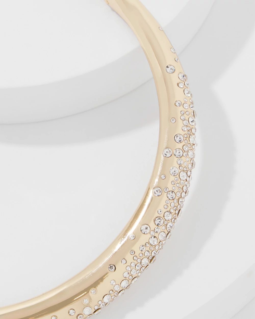 Dusted Pavé Collar Necklace click to view larger image.