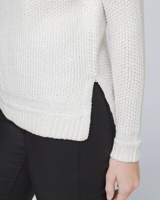 Metallic-Foil Sweater