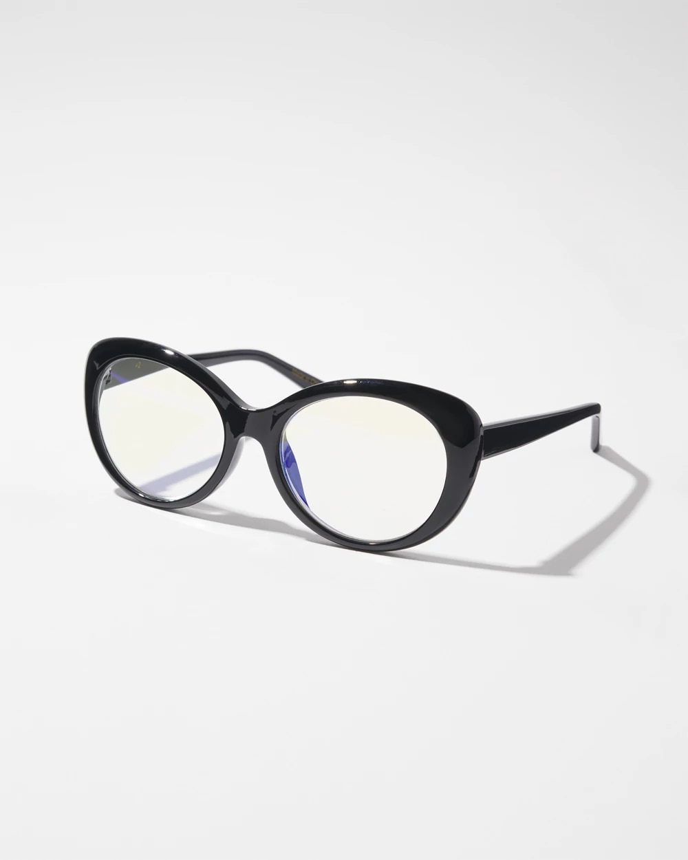 Black Rounded Reading Glasses
