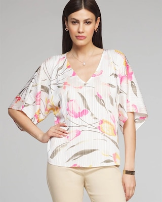 Outlet WHBM Elbow Sleeve V-Neck Kimono