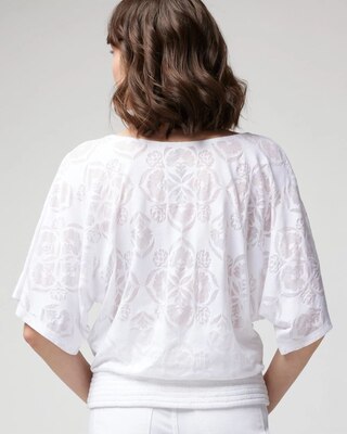 Short-Sleeve Kimono Top