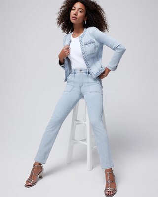 WHBM® Stylist Braided Cropped Jacket