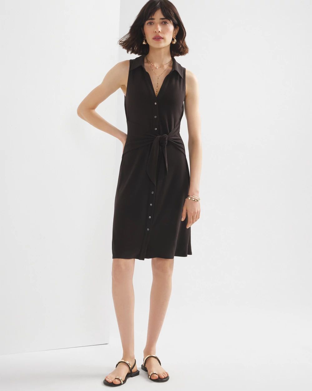 Tie-Front Dress