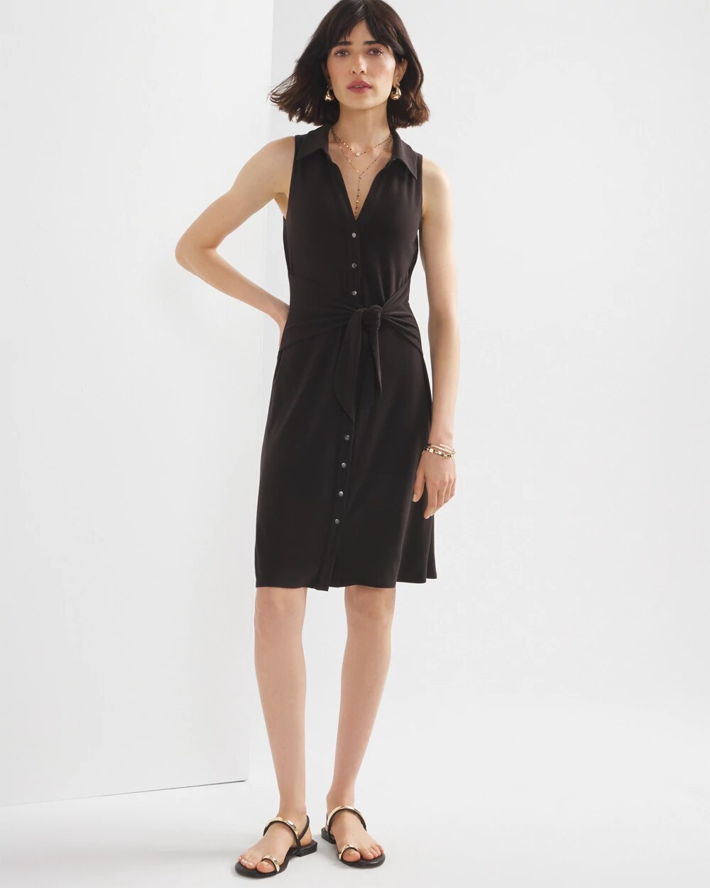 Tie-Front Dress