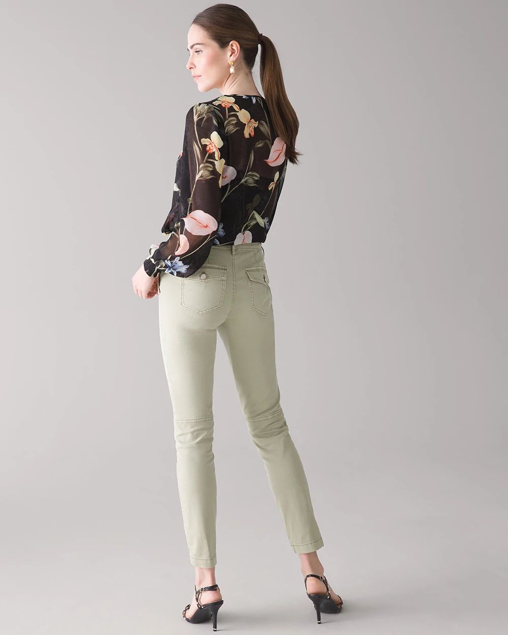 High-Rise Pret-A-Jet Slim Ankle Pants click to view larger image.
