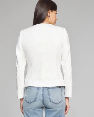 Outlet WHBM Long Sleeve Collarless Jacket