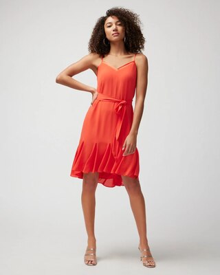 Sleeveless Godet Dress