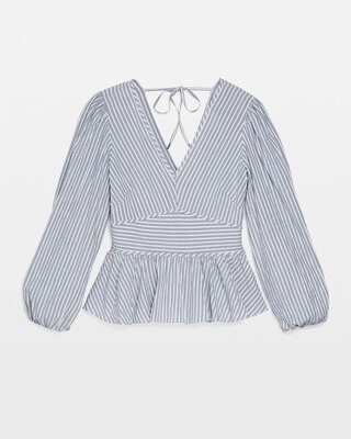 Cinched Blouson Top