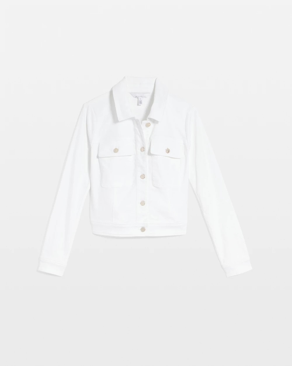 Petite Cropped Denim Jacket