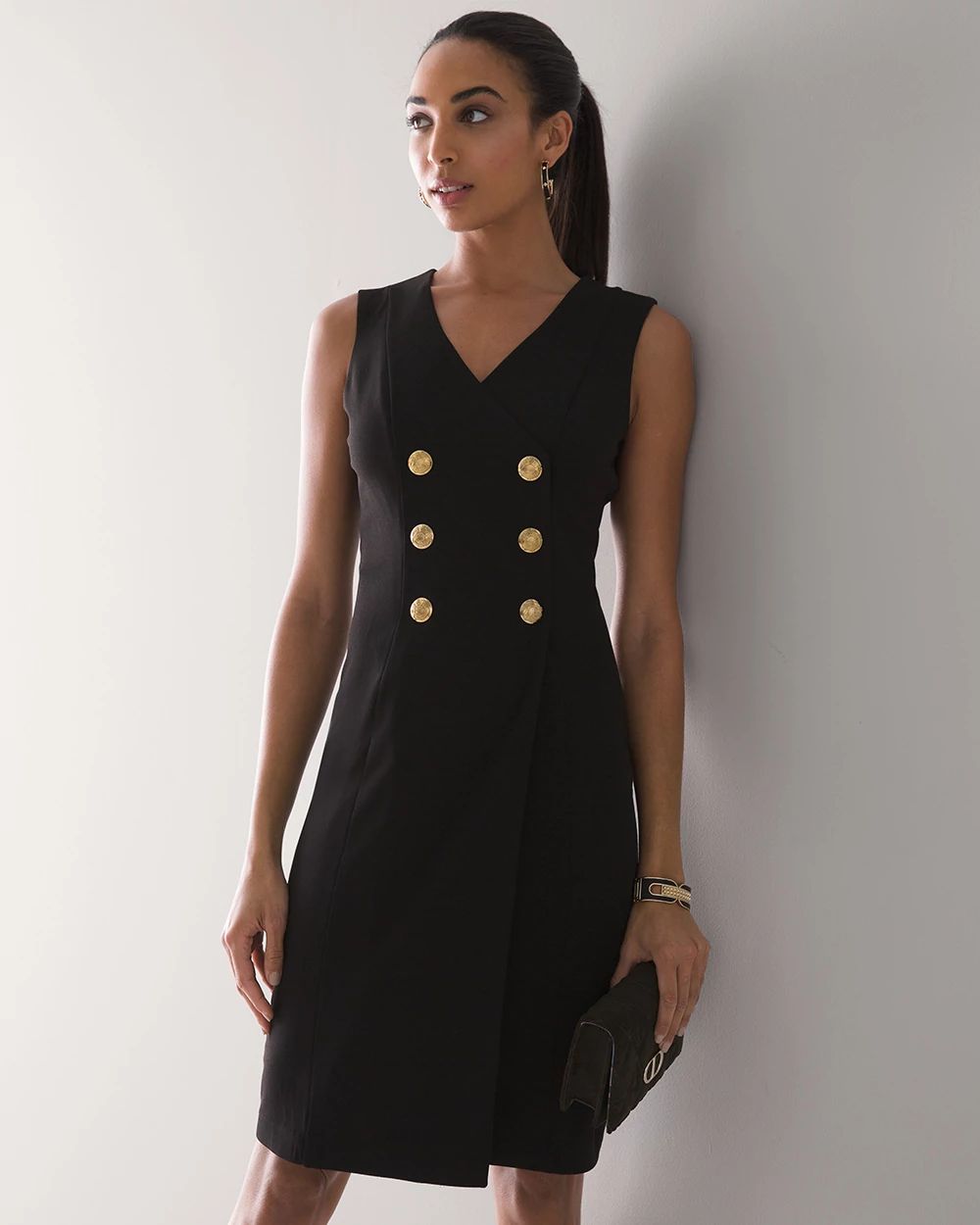 Sleeveless Blazer Dress