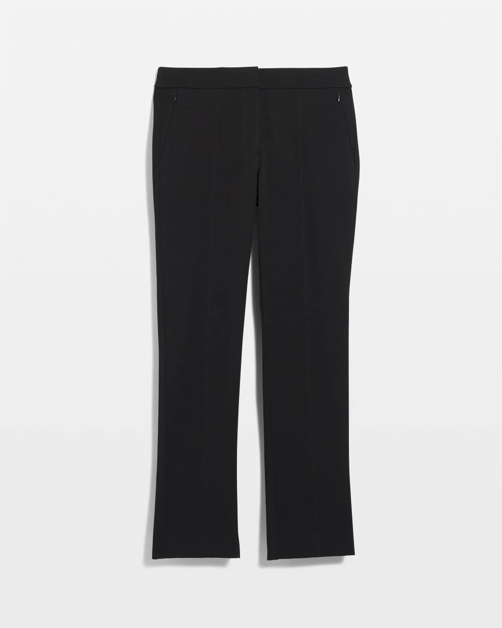 Mid-Rise Stovepipe Pants