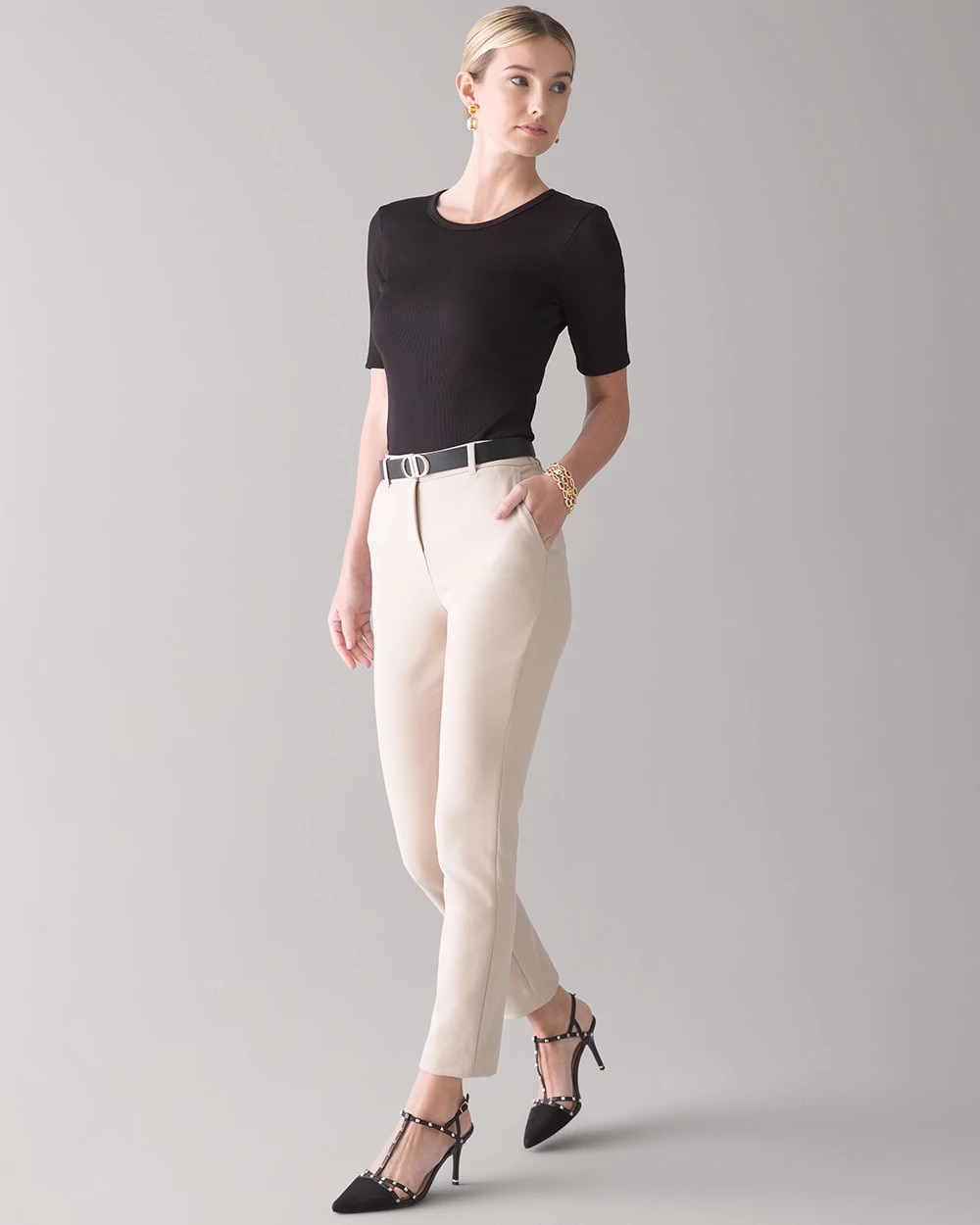 Slim Ankle Comfort Stretch Pants