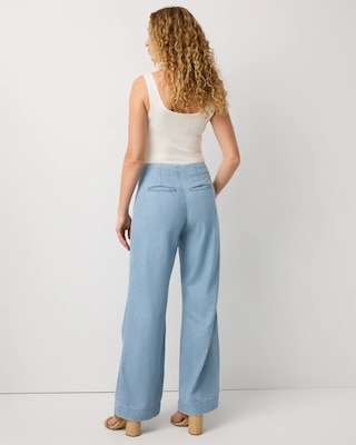 Wide Leg Featherweight Trouser Jean click to view larger image.