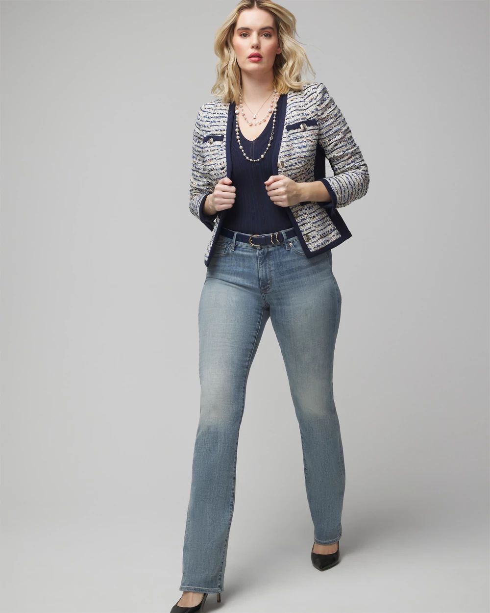 Petite Mid-Rise Everyday Soft Denim™ Bootcut Jeans