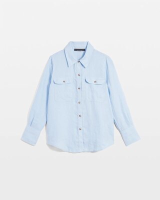 Linen Button-Down Shirt click to view larger image.