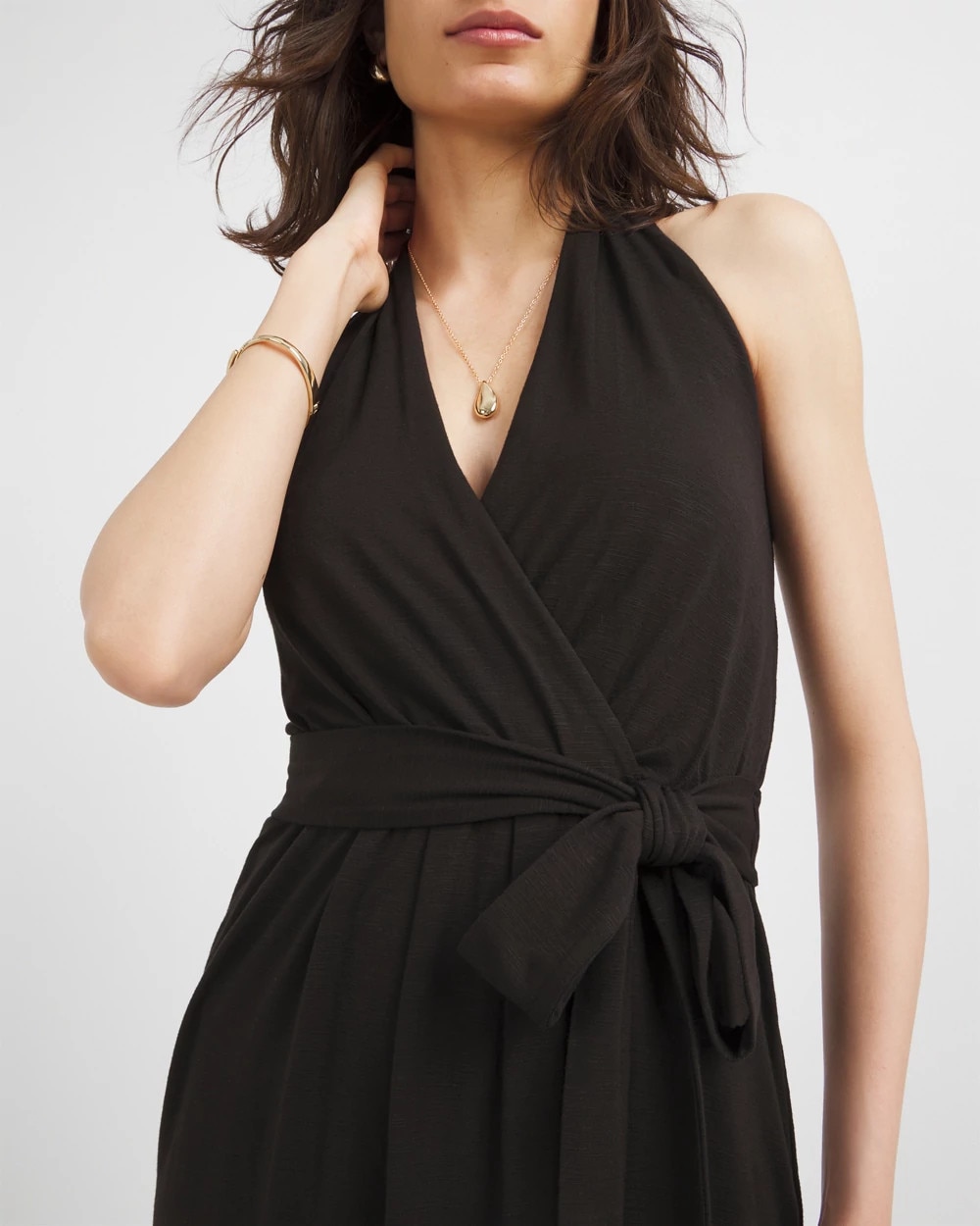 Halter Wrap Dress