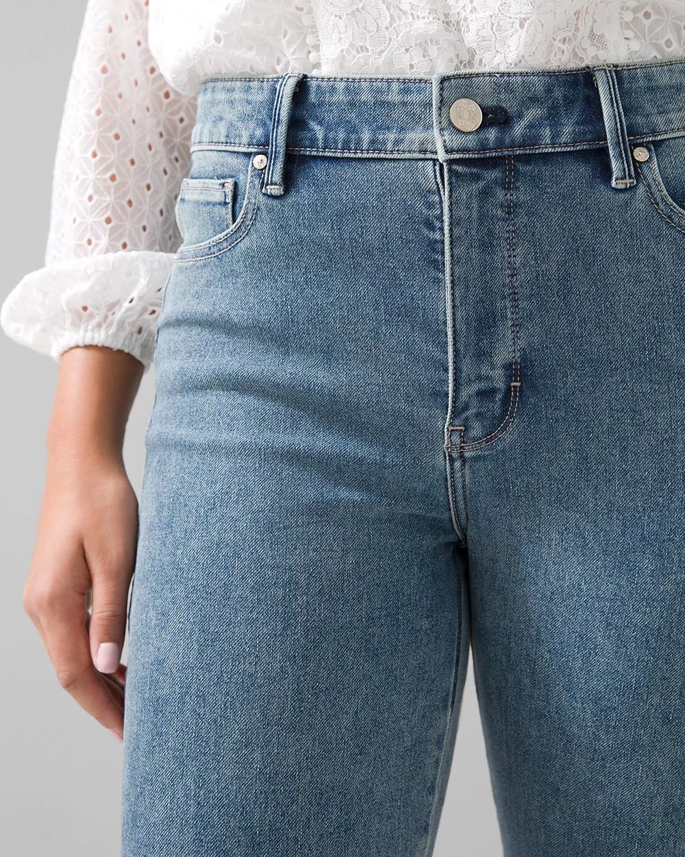 High-Rise Sculpt Straight Jeans click to view larger image.