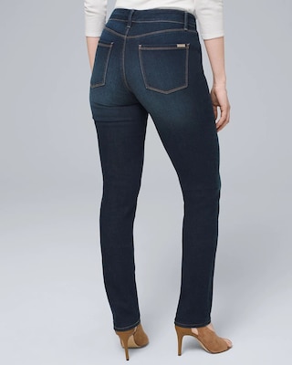 Curvy-Fit Mid-Rise Everyday Soft Denim™ Slim Jeans click to view larger image.