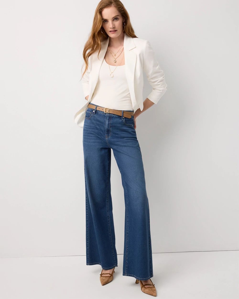 WHBM FORME™ All Ways Stretch Dual Neck Tank