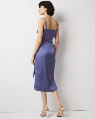Drape Front Wrap Dress click to view larger image.