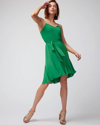 Sleeveless Godet Dress