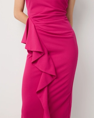 Square Neck Midi Dress click to view larger image.