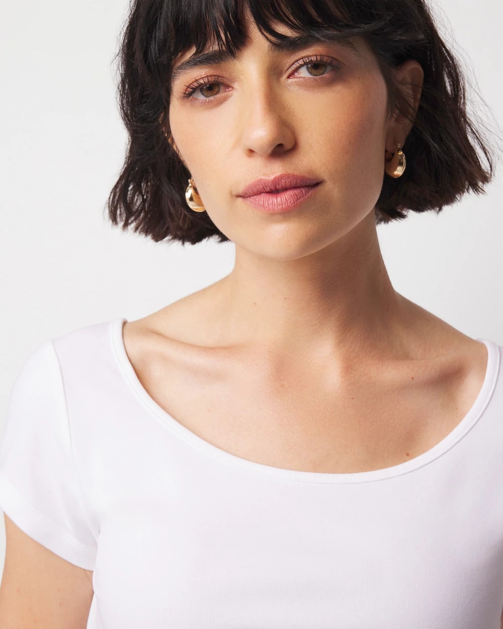 WHBMFORME™ All Ways Stretch Scoop Neck Tee