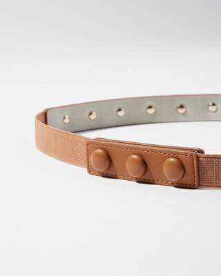 Studded Skinny Belt