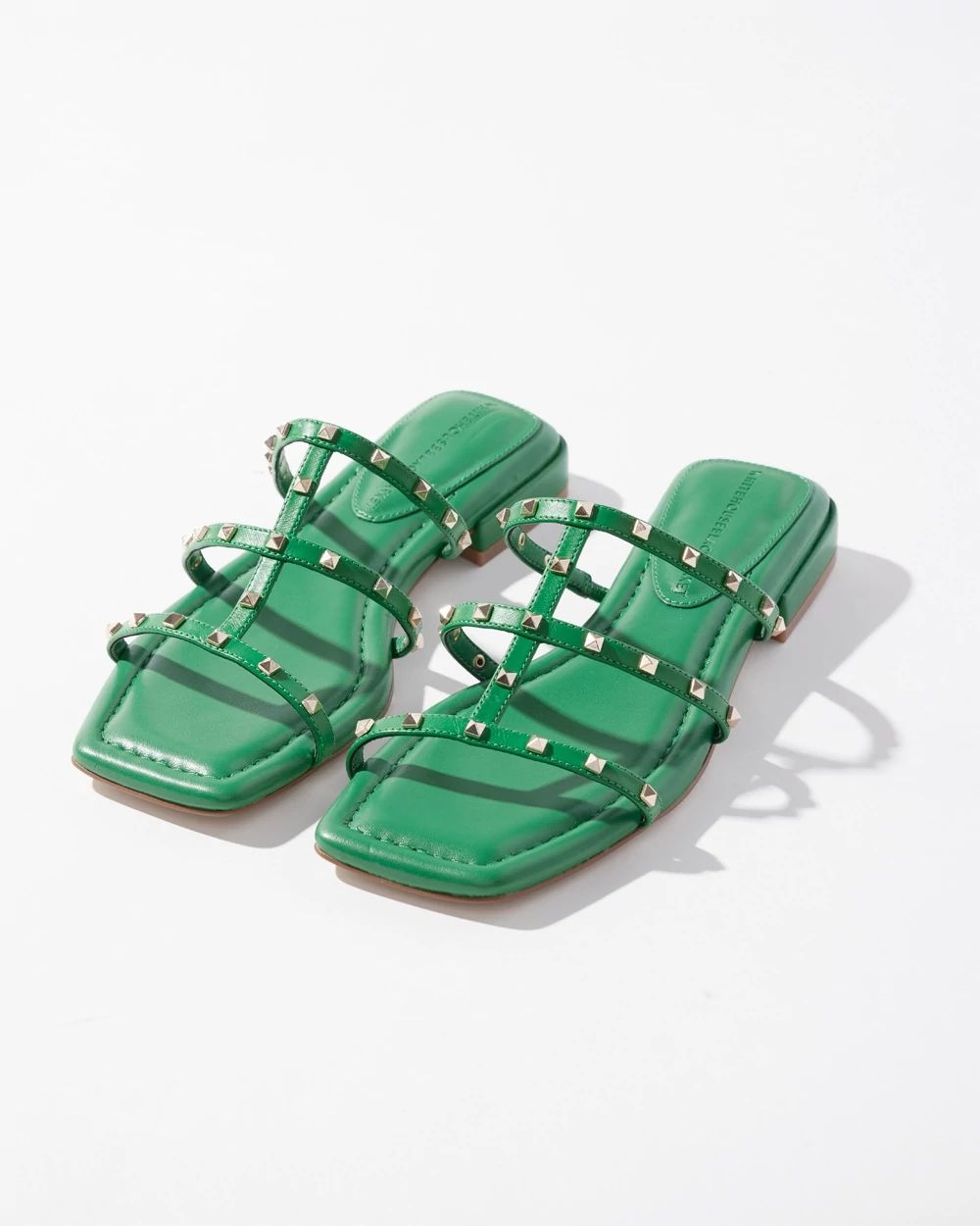 Brooklyn Studded Flat Sandal