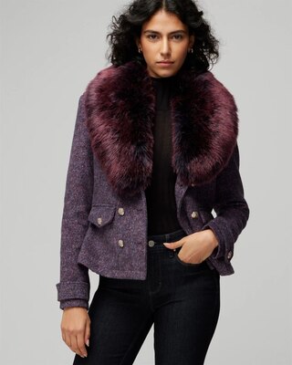 Fur Collar Peacoat
