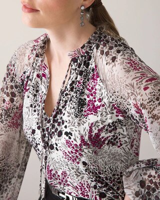 Matte Jersey Constellation Print Top