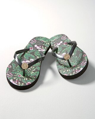 Lush Floral Flip Flop