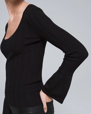 Ribbed Scoopneck Sweater