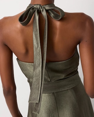 Belted Halter Jumpsuit click to view larger image.
