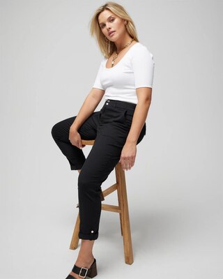 Mid-Rise Pret-A-Pedi Straight Crop Pants