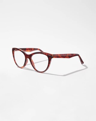 Tortoise Cat Eye Reading Glasses click to view larger image.