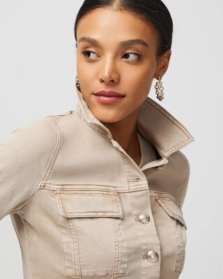 Fit & Flare Denim Shacket
