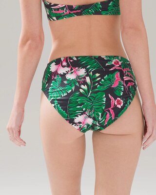 High-Waist Wrap Bikini Swim Bottom