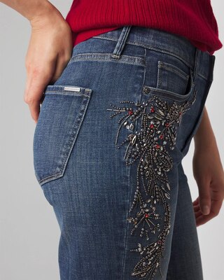High-Rise Everyday Soft Denim™ Embroidered Bootcut Jeans