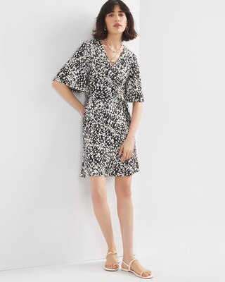 Matte Jersey Belted Kimono Dress