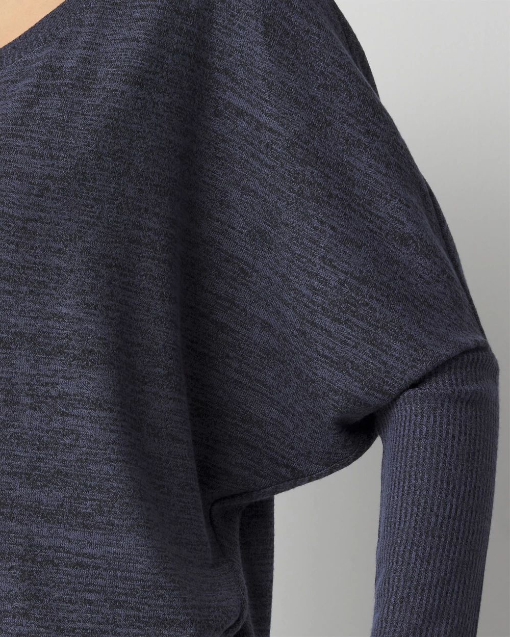 Petite Long Sleeve Scoopneck Tunic