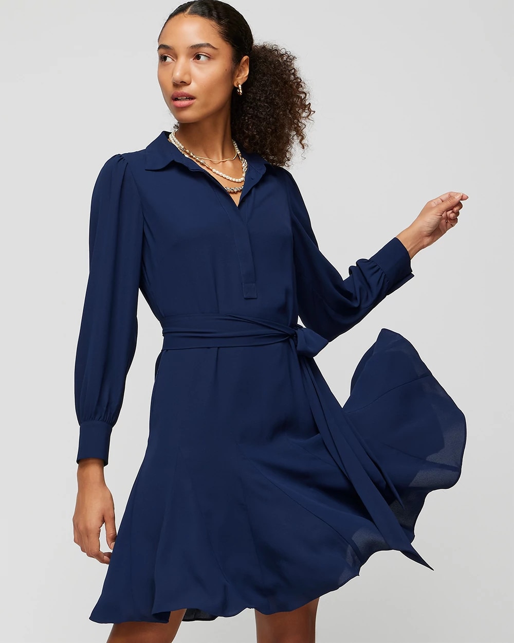 Long Sleeve Shirt Dress
