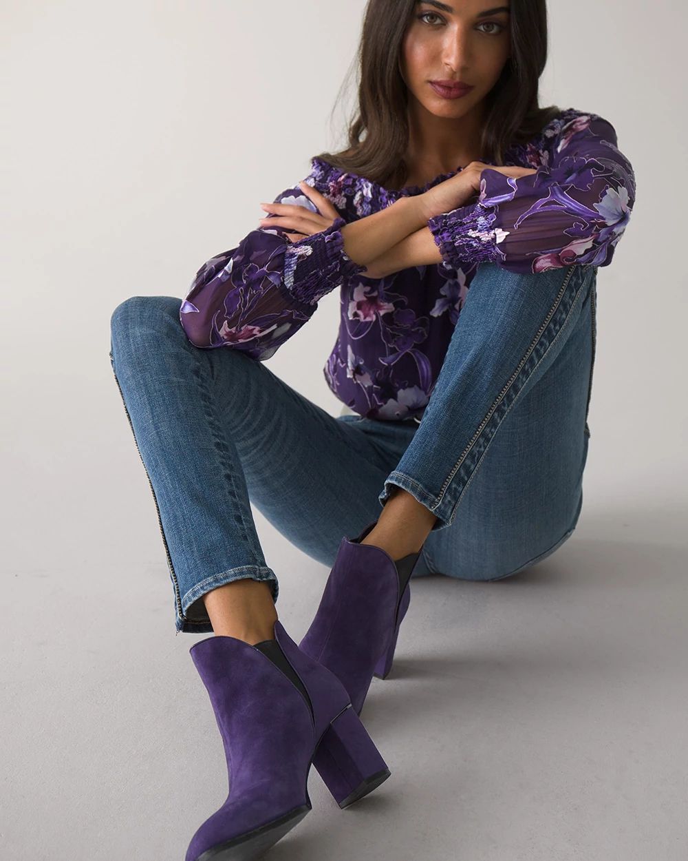 Purple suede shoes new arrivals