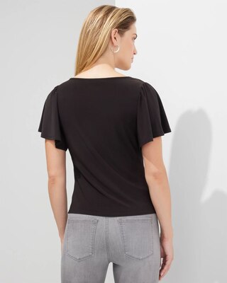 Outlet WHBM Ruched Tee