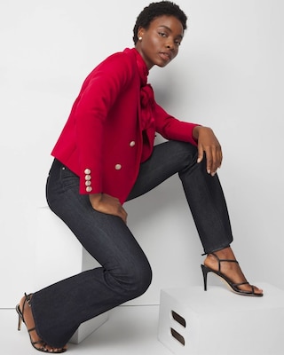 WHBM® Cropped Blazer click to view larger image.