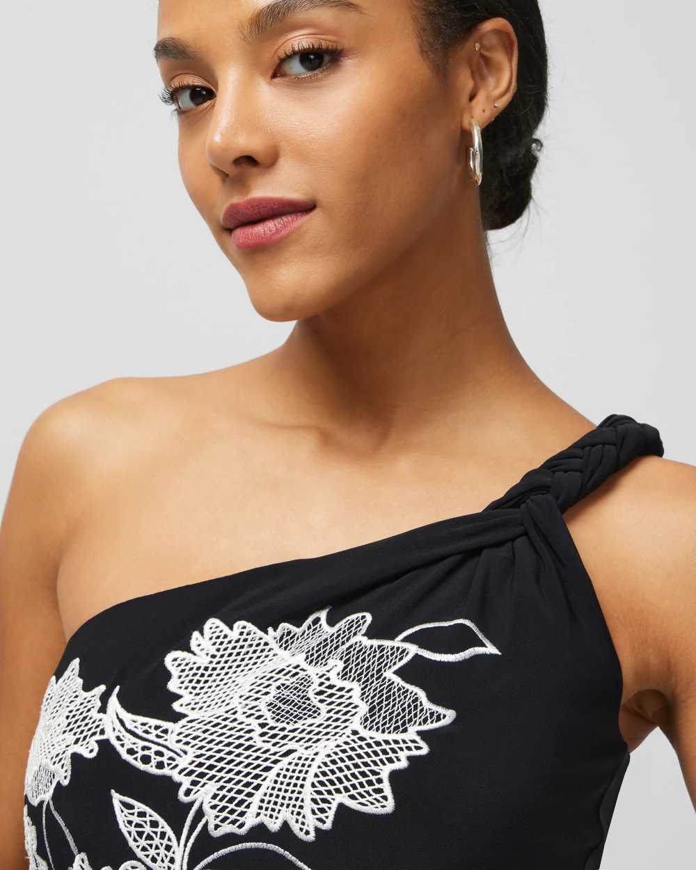 White house black clearance market one shoulder dress