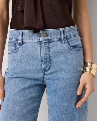 Featherweight High-Rise Wide Leg Cropped Jean click to view larger image.